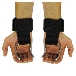 Ganchos de levantamiento de pesas (PAR), correas de sujeción de mano para levantamiento de pesas, correa de muñeca ajustable - Product Image 2