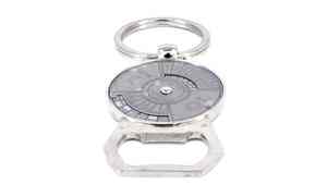 ที่เปิดขวดโลหะสำหรับของขวัญส่งเสริมการขายแบรนด์องค์กร พวงกุญแจพร้อมปฏิทินแบบหมุนได้อเนกประสงค์ - Product Image 3