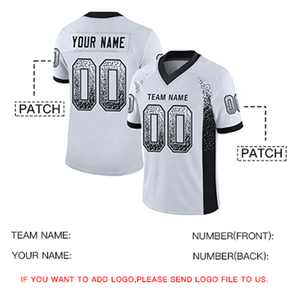 Uniforme de football américain personnalisé de haute qualité maillots en gros à manches courtes ensembles de vêtements de sport imprimés par sublimation - Product Image 4