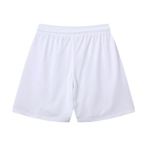 Shorts de sport pour hommes, style streetwear, en polyester, imprimé graphique yeux, maille double couche, coupe ample - Product Image 2