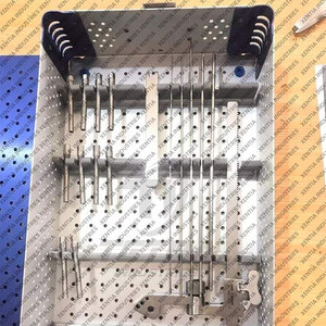 Ensemble d'instruments chirurgicaux orthopédiques en acier inoxydable de haute qualité pour la fixation manuelle de la colonne vertébrale postérieure et cervicale - Product Image 2