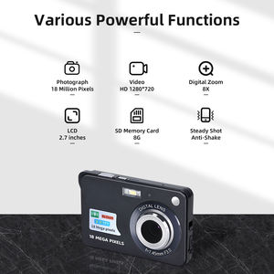 Nouvel appareil photo numérique 2026 anti-tremblement avec écran TFT 2,7 pouces 720P 18MP pour la photographie et la vidéo, idéal pour les enfants - Product Image 2