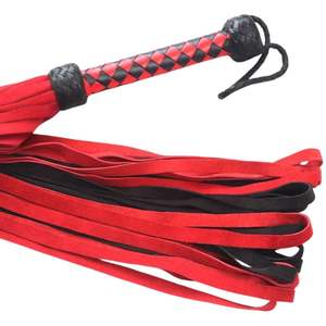 Flogger de Cuero Genuino Hecho a Mano con Hebilla de Acero de 3.5cm de Ancho, Cuerdas Suaves y Mango Equilibrado para Principiantes y Uso Avanzado - Product Image 3