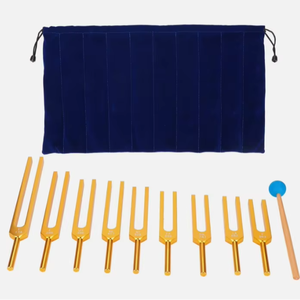 Ensemble de diapasons pour chakras, diapason d'acordage d'instruments, diapason en acier inoxydable,... - Product Image 1