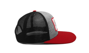 Casquette de camionneur ajustable à 6 panneaux avec patch brodé, dos en maille structurée bicolore, pour adultes, idéale pour les affaires et les activités de plein air – Fabrication vietnamienne - Product Image 2
