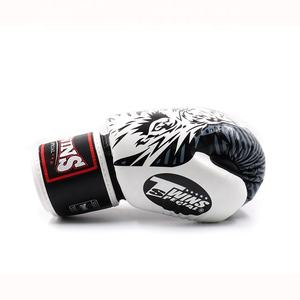 High Quality Twins Boxing Gloves Customized Genuine Cowhide Leather Lightweight Training Sparring Youth For Martial <b>Arts</b> Unisex - Product Image 3