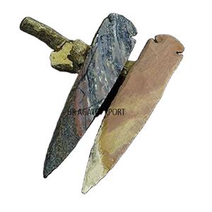 หัวลูกศรหินโมราธรรมชาติแบบแฟนซีทำด้วยมือของที่ระลึกรูปแบบการรักษาหัวลูกศร - Product Image 5