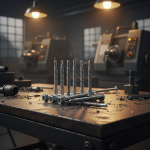 Vis autoperceuses à tête à rondelle en acier au carbone zingué et galvanisé à chaud, filetage métrique/pouces standard, classe 8 - Product Image 1