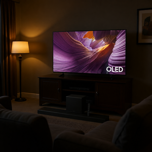 Televisor Inteligente OLED 4K Ultra HD de 65 Pulgadas con Frecuencia de Actualización de 120 Hz, Funciones de Consola de Juegos HDR, Acabado Negro - Product Image 1