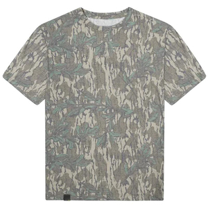 Chemise de pêche personnalisée, résistante au rétrécissement, respirante, confortable, en tissu extensible, motif camouflage délavé, vintage, manches courtes, pour la chasse - Product Image 1