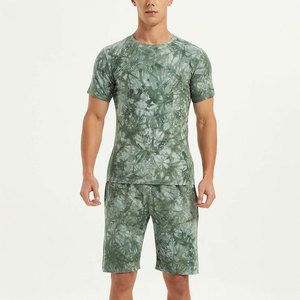 Outdoor Wear Slim Fit Plus Size Men Summer Embroidered Breathable Quick Dry T-Shirt Shorts Set High Quality - Product Image 4