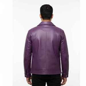 100% <b>Real</b> <b>Leather</b> <b>Jacket</b> for Men Everyday Use <b>Jackets</b> for Men Export Quality Premium Quality Soft Men <b>Leather</b> <b>Jacket</b> - Product Image 2
