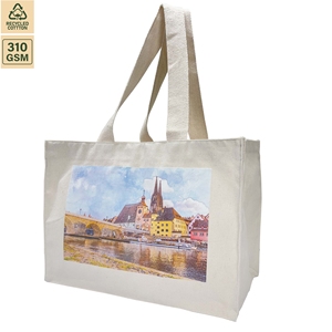 Sac de plage en coton non laminé de 10 onces, sac de voyage de plage 40x30x20 cm, logo personnalisé, vente en gros, OEM, marque privée, modèle SNCH231 - Product Image 2