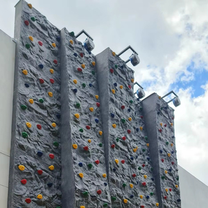 Pared de Escalada de Fibra de Vidrio 4x4 Única para Interiores/Exteriores, Parque de Aventuras Modular, Educativo para Niños y Adultos, Guardería, Casa de Juegos Deportiva - Product Image 1