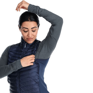 Fabricant de Wuhan, veste sans manches à logo personnalisé, veste d'hiver en nylon, veste matelassée courte personnalisée pour femmes - Product Image 5