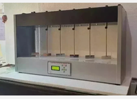 Flocculator Jar Test Apparatus Instrument Set-Stainless Steel 6-Paddle Large 16 X 2 Alphanumeric Display Programmable 20-200 RPM