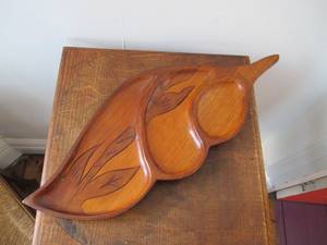 <b>Rustic</b> Wooden Organizer Tray Decorative Vintage Design Dishes for Entryway Office <b>Desk</b> and Coffee Table Storage - Product Image 1