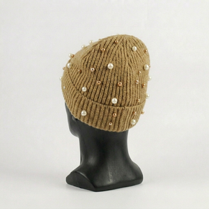 หมวกบีนนี่ถักประดับเพชร ดีไซน์ล่าสุดปี 2026 ขายส่ง รับทำโลโก้/สีตามสั่ง คุณภาพสูงสุด แฟชั่นสตรีทแวร์ - Product Image 2