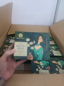 HANCOFFEE Café en sachet filtre Mélange de Robusta + Arabica Goût agréable Sachet en papier filtre Boîte - Support de marque privée - Échantillon gratuit - Product Image 4