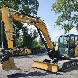 Para Excavadora de Cadenas SY80U con Componentes Hidráulicos HYDAC, Motor de Alta Eficiencia y Sistemas Principales - Product Image 1