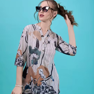 Ensemble deux pièces sexy pour femme : crop top et pantalon imprimé floral style bohème pour l'été – Vente en gros - Product Image 1