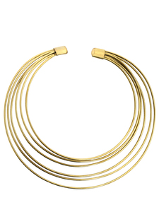 Collar Abierto de Varias Capas Dorado para Mujer - Product Image 2