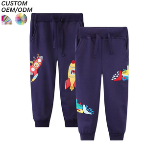 Pantalon de jogging décontracté pour garçons, 100 % coton, séchage rapide, avec logo personnalisé, ODM, pour enfants de 2 à 12 ans, vente en gros - Product Image 1