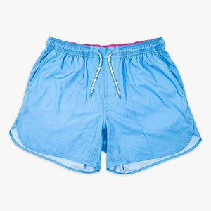 Men's Solid Pink Drawstring Waist Quick Dry Casual Sport Shorts - Product Image 5