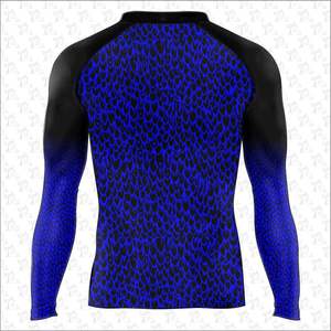Custom Printed Compression Shirt Long Sleeve Surf Sports rash guards Custom Logo Polyester Sublimation Rash Guard for Men's - Product Image 3