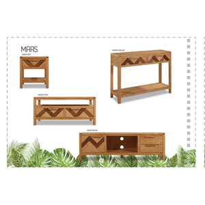 Mueble de TV de diseño moderno de la colección MARS, el más vendido para la sala de estar, mueble de madera para TV. - Product Image 4