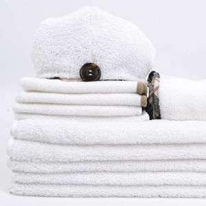 Ensemble de serviettes de bain certifiées OEKO-TEX, en nylon recyclable, douces et respectueuses de la peau, pour bébé fille nouveau-né, serviettes pour les mains - Product Image 2