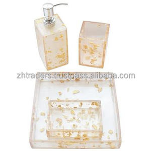 Nuevo diseño Baño de lujo Top Patrocinador Listado Set Baño de resina polivinílica Baño Set Venta directa de fábrica Compradores - Product Image 2