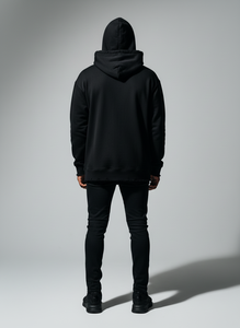 OEM Custom Heavyweight Distressed Hoodie Men 100% Cotton Acid Wash Oversized Streetwear <b>Hip</b>-Hop Vintage Pullover Sweatshirt - Product Image 4