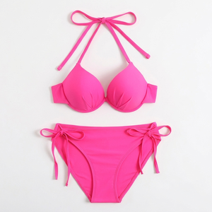 Bikini Sexy 2026, Traje de Baño de Dos Piezas con Cuello en V para Mujer - Product Image 6