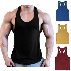 Camiseta sin mangas para gimnasio al por mayor para hombre, chaleco de entrenamiento de fitness, camiseta de culturismo - Product Image 6
