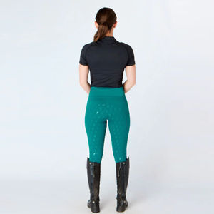 Leggings de equitación profesionales para mujer con agarre de silicona en todo el asiento, compresión y rendimiento para exteriores - Product Image 3