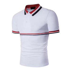 เสื้อเชิ้ตผู้ชายสไตล์สปอร์ตสีพื้นสำหรับฤดูร้อน ผ้าแคนวาสระบายอากาศ ชุดกีฬา สไตล์เทนนิสคลับ แขนสั้น ปรับแต่งได้ - Product Image 3