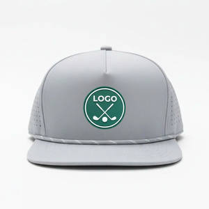 Casquettes structurées OEM avec patch en caoutchouc silicone, logo personnalisé, visière plate, style baseball, snapback, plusieurs couleurs, unisexe, pour les fêtes - Product Image 1