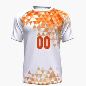 Design Your Own V-Neck <b>Polyester</b> <b>T</b>-<b>Shirts</b> Wholesale Sublimation Soccer Jerseys For Men Quick Dry Football Uniform For Clubs - Product Image 4