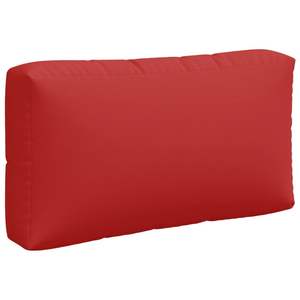 Ensemble de 3 coussins de palette d'extérieur rouges 100% polyester, qualité supérieure, résistants aux intempéries, durables et confortables - Product Image 6