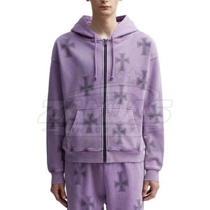 Ensemble de survêtement pour hommes avec strass, tailles adultes, léger, respirant, en coton, fabriqué au Pakistan. - Product Image 2