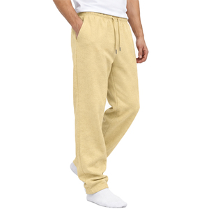 Wholesale Fleece Casual <b>Trousers</b> for <b>Men</b> Custom Design Comfortable Jogger Sweatpants OEM ODM Private Label Clothing Supplier - Product Image 3
