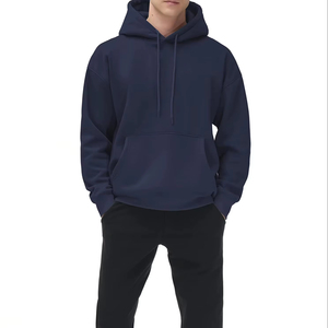 Sudadera con capucha Hombre Blank Heavyweight Fabricante manga larga atlética básica Fleece algodón mezclado Sudadera para hombre - Product Image 6