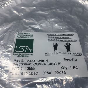 AMAT 0020-24914 Anillo de Cubierta SST 8" 101 COVERAGE - Equipo y Piezas de Semiconductores de Confianza de Global Legacy - Product Image 3