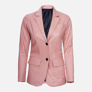 Blazer de Cuero Vacuno Negro Genuino Premium OEM 2026 para Hombre, 100% Alta Calidad, MOQ Bajo, Tallas Grandes, Moda de Invierno, con Calefacción Frontal - Product Image 4