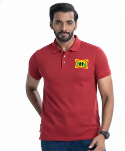 Camisa Formal para Hombre, Cómoda, de Algodón Suave, Tejido de Punto, Manga Corta, con Diseño de Puntos - Product Image 3