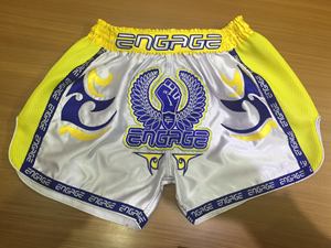 Pantalones Cortos de Kickboxing Personalizados, Pantalones Cortos de MMA Gladiator, Pantalones Cortos de Muay Thai con Bordado para Hombre - Product Image 3