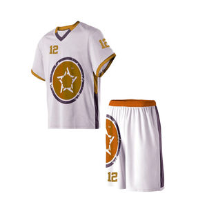 Maillot de lacrosse personnalisé à manches courtes imprimé, grandes tailles, fournisseur OEM pour production en gros - Product Image 2