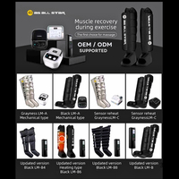 Masseur de pieds et de jambes sans fil, portable, pneumatique, avec bottes de récupération pour mollets, 5 modes réglables, AS ALL STAR CE