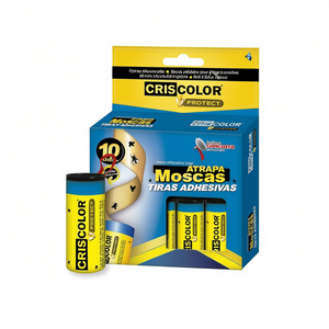 Criscolor Trappole per Insetti Volanti, Strisce Adesive 10 Pezzi per il Controllo di Zanzare e Insetti Volanti - Product Image 2
